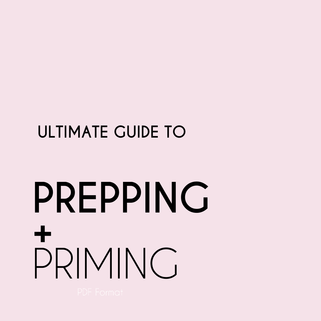 Guide: Prepping and Priming
