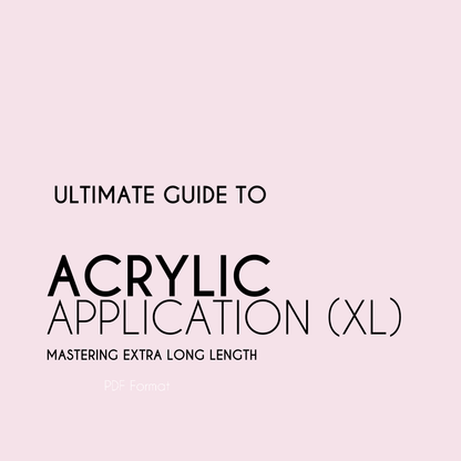 Guide : Application Acrylique XL