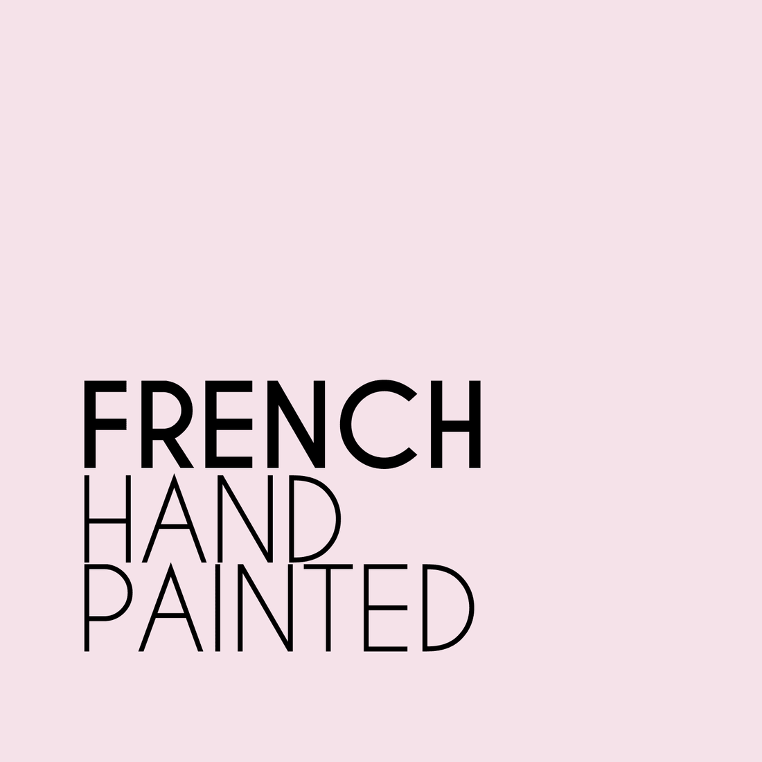 French Hand Painted