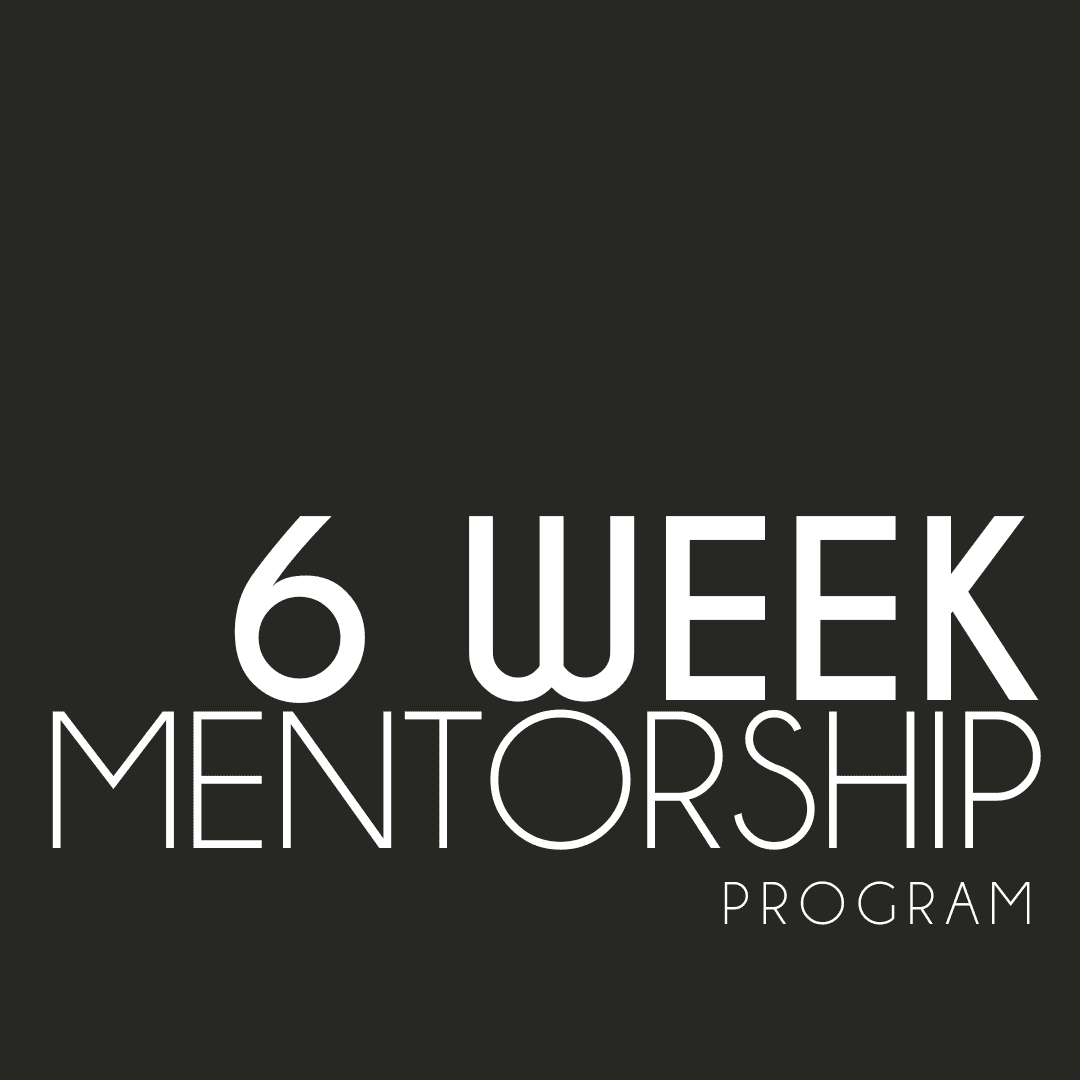 Six-Week Mentorship Program - with Dee