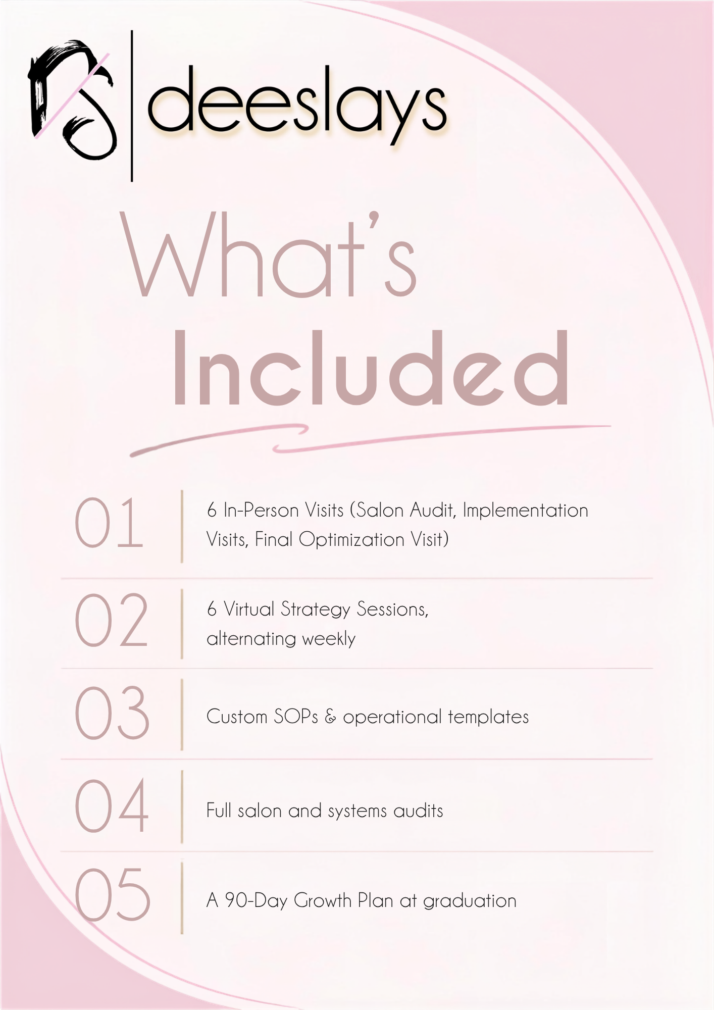 Salon Structure &amp; Systems Implementation Program — Founding Cohort